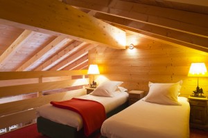 Hotel Beaulieu La Clusaz - Privilège appartment - twin bedded mezzanine