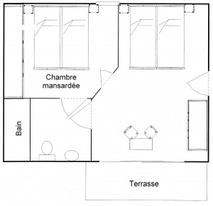 Hotel Beaulieu La Clusaz - mini-suite -plan