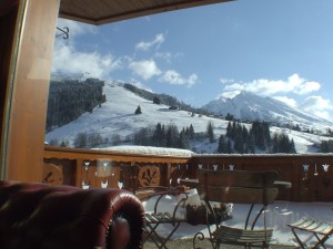 Hotel Carlina La Clusaz - view from the bar