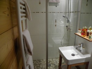 Hotel Carlina La Clusaz - bathroom with shower