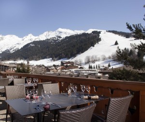 Hotel Carlina La Clusaz - terrace of the restaurant
